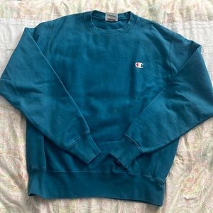 Teal Champion Sweatshirt